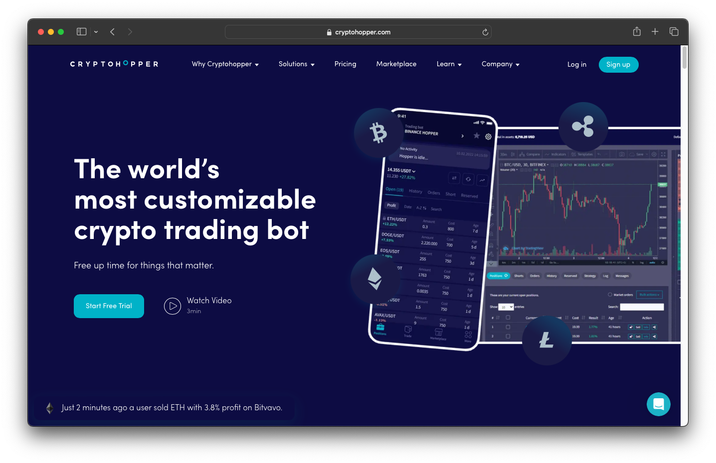 cryptohopper trade bot review